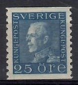 Znaczek Szwecja 1925 Mi 185I Z podlepką *