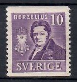 Znaczek Szwecja 1939 Mi 272A Z podlepką *