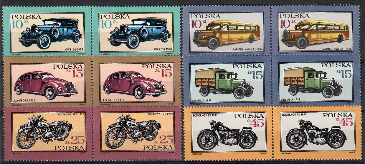 Znaczek Polska 1987