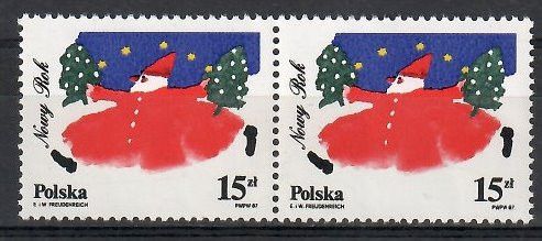 Znaczek Polska 1987 Mi 3133 Fi 2985 Czyste **
