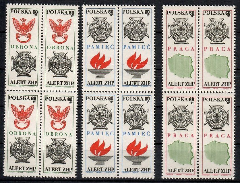 Znaczek Polska 1969 Mi 1928-1930 Fi 1781-1783 Czyste **