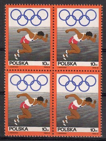 Znaczek Polska 1969 Mi 1908 Fi 1761 Czyste **