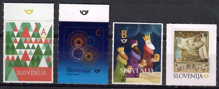 Znaczek Słowenia 2022 Mi 1551+1554-1556 Czyste **