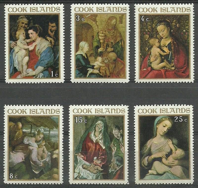 Znaczek Wyspy Cooka 1967 Mi 176-181 Czyste **