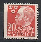 Znaczek Szwecja 1946 Mi 325Dl Czyste **