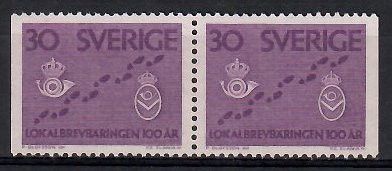 Znaczek Szwecja 1962 Mi 485Dl,Dr Czyste **