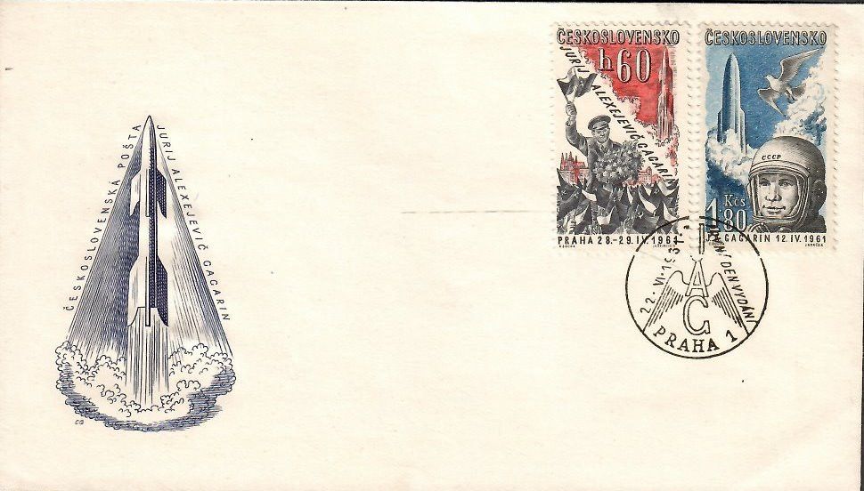 Znaczek Czechosłowacja 1961 Mi 1280-1281 FDC