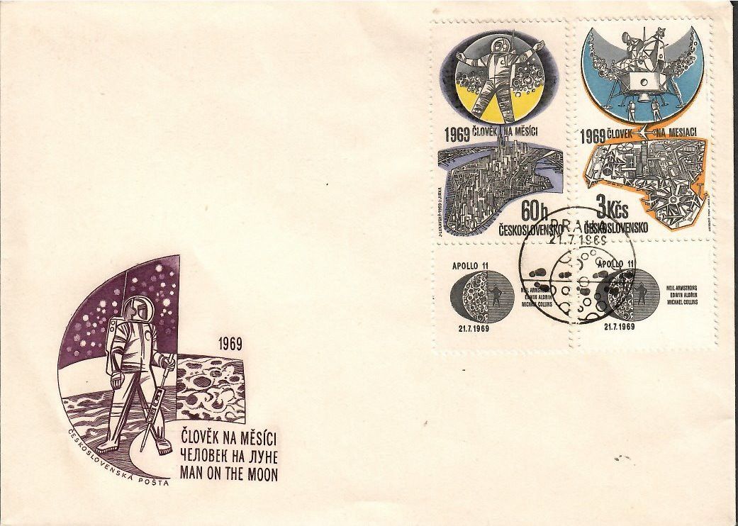 Znaczek Czechosłowacja 1969 Mi zf 1888-1889 FDC