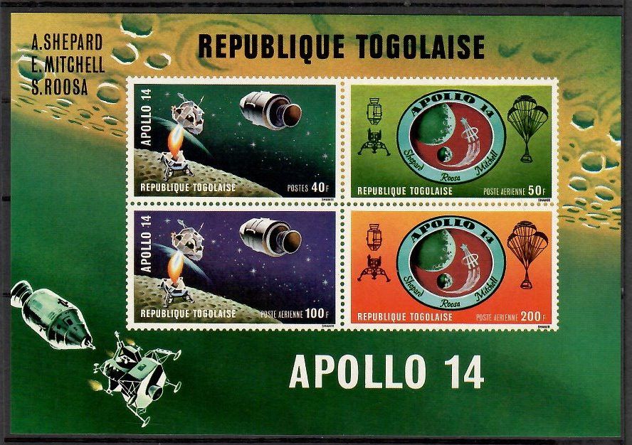 Znaczek Togo 1971 Mi bl 54 Czyste **