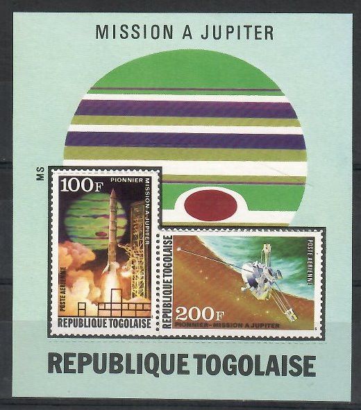 Znaczek Togo 1974 Mi bl 86C Czyste **