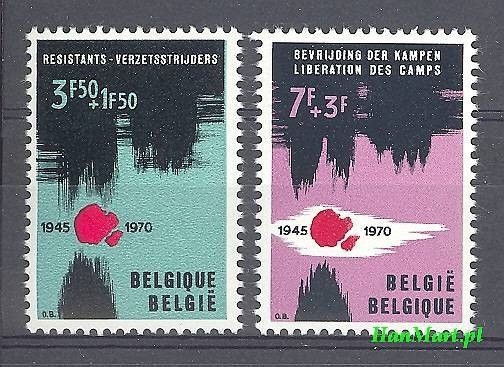 Znaczek Belgia 1970 Mi 1598-1599 Czyste **