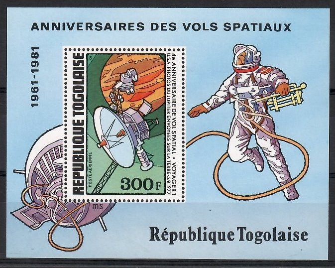 Znaczek Togo 1981 Mi bl 186 Czyste **
