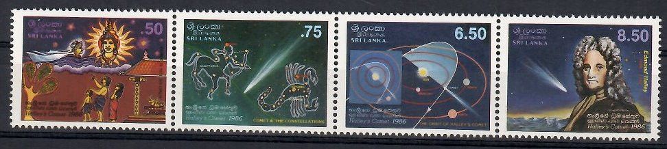 Znaczek Sri Lanka 1986 Mi 732-735 Czyste **