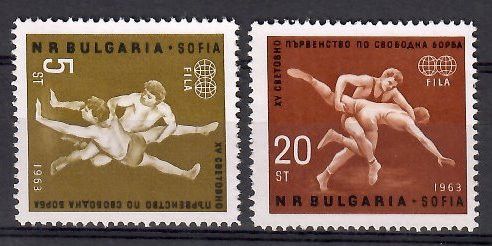 Znaczek Bułgaria 1963 Mi 1383-1384 Czyste **