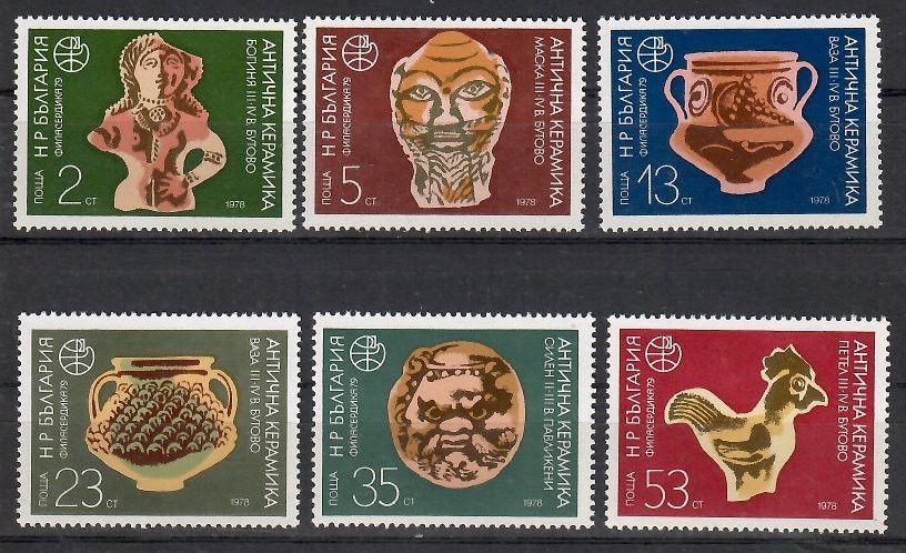 Znaczek Bułgaria 1978 Mi 2668-2673 Czyste **
