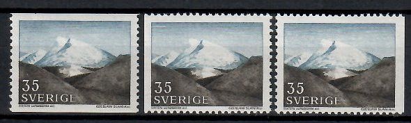 Znaczek Szwecja 1967 Mi 575A,Dl,Dr Czyste **