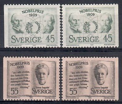 Znaczek Szwecja 1969 Mi 662-663Dl,Dr Czyste **