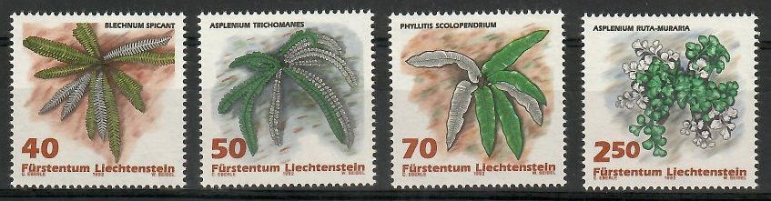 Znaczek Liechtenstein 1992 Mi 1045-1048 Czyste **