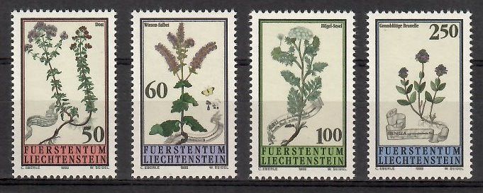 Znaczek Liechtenstein 1993 Mi 1069-1072 Czyste **