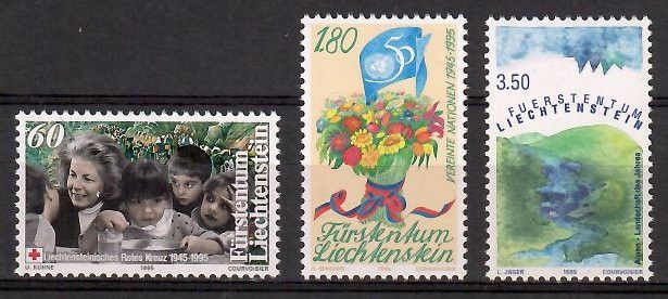 Znaczek Liechtenstein 1995