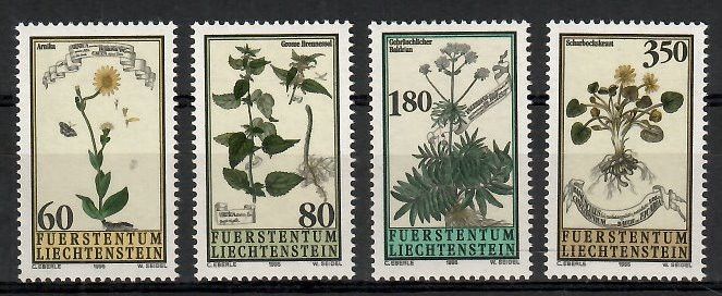 Znaczek Liechtenstein 1995 Mi 1116-1119 Czyste **