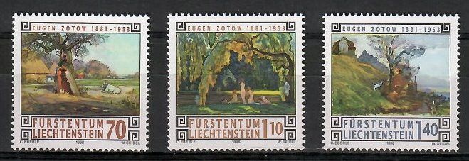 Znaczek Liechtenstein 1996 Mi 1138-1140 Czyste **