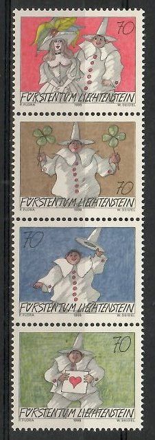 Znaczek Liechtenstein 1998 Mi 1173-1176 Czyste **