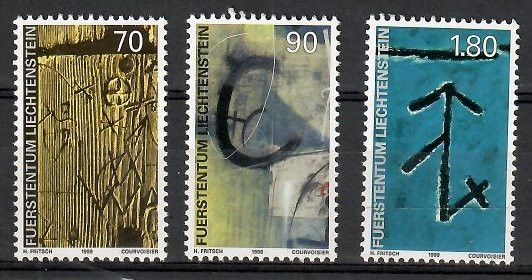 Znaczek Liechtenstein 1999 Mi 1220-1222 Czyste **