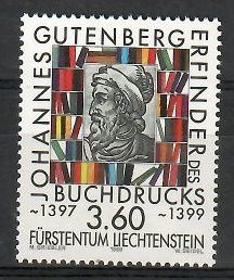 Znaczek Liechtenstein 1999 Mi 1223 Czyste **