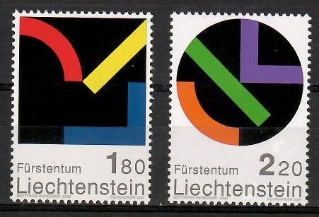 Znaczek Liechtenstein 2001 Mi 1281-1282 Czyste **
