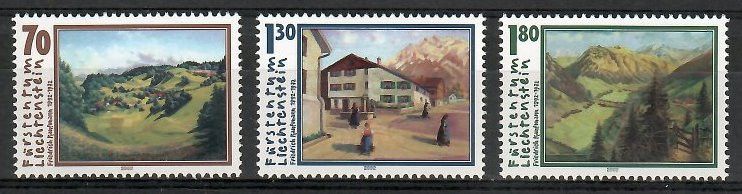 Znaczek Liechtenstein 2002 Mi 1286-1288 Czyste **