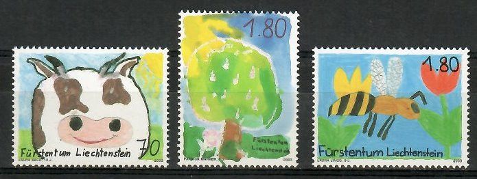 Znaczek Liechtenstein 2003 Mi 1336-1338 Czyste **