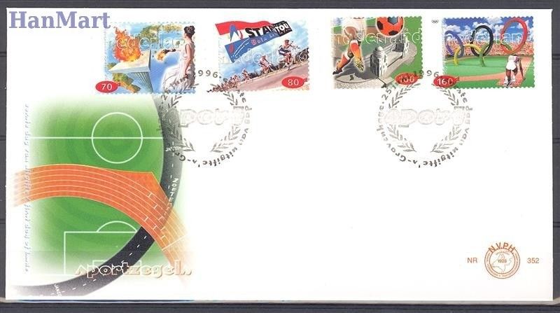 Znaczek Holandia 1996 Mi 1581-1584 FDC