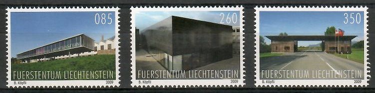 Znaczek Liechtenstein 2009 Mi 1533-1535 Czyste **