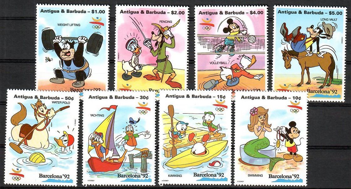 Znaczek Antigua i Barbuda 1992 Mi 1597-1604 Czyste **