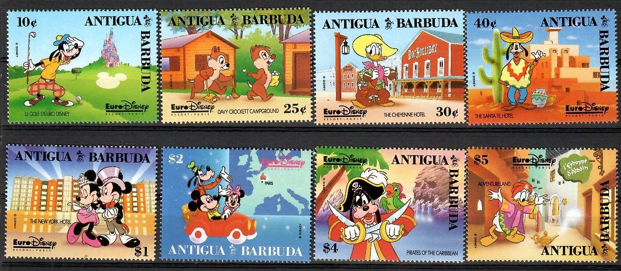 Znaczek Antigua i Barbuda 1993 Mi 1731-1738 Czyste **