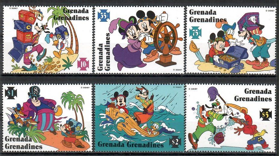 Znaczek Grenada i Grenadyny 1995 Mi 2120-2125 Czyste **