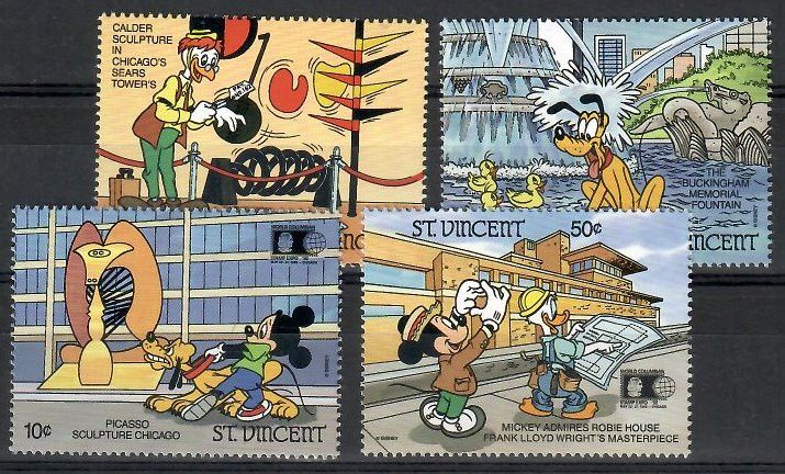 Znaczek St. Vincent 1992 Mi 1978-1981 Czyste **