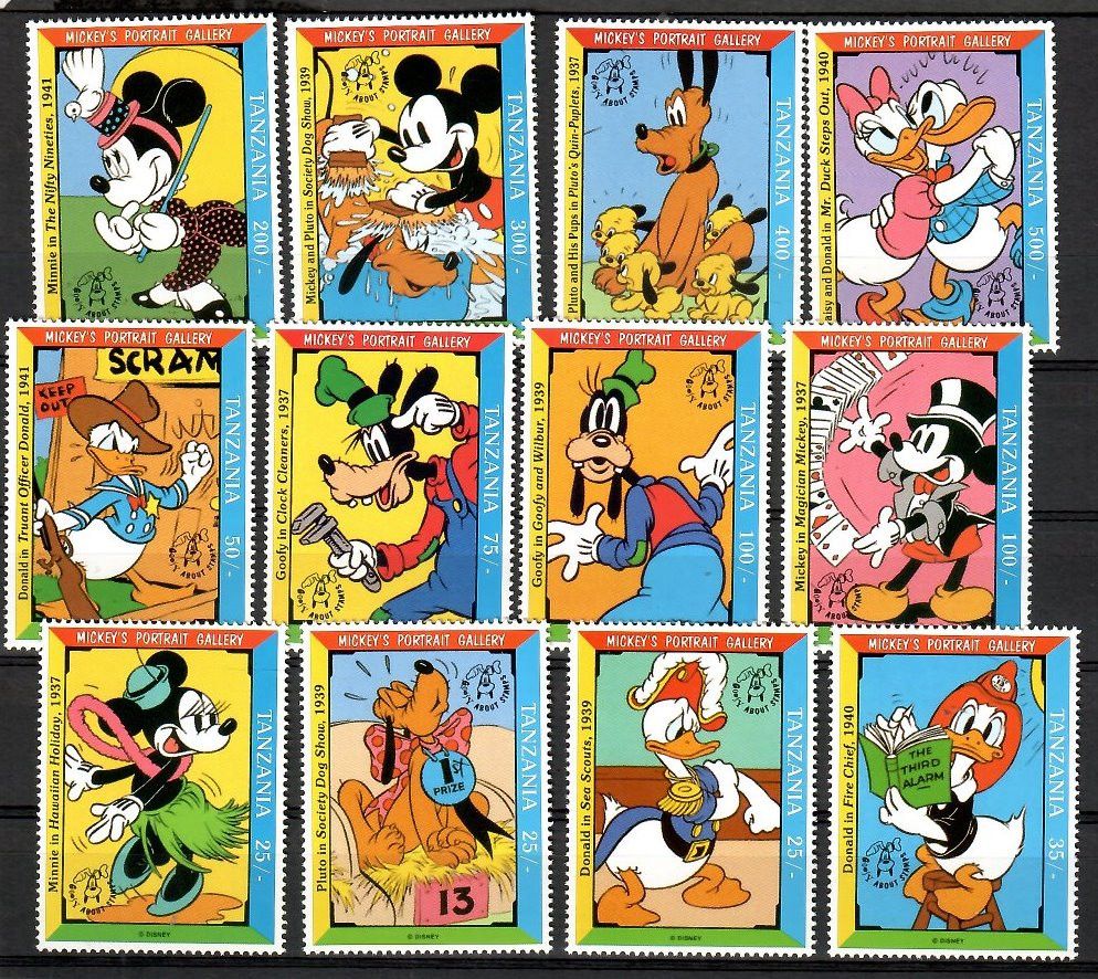 Znaczek Tanzania 1992 Mi 1369-1380 Czyste **
