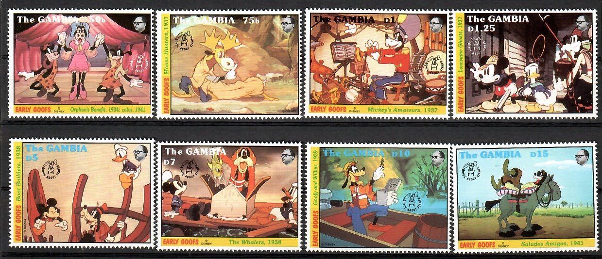 Znaczek Gambia 1992 Mi 1434-1441 Czyste **