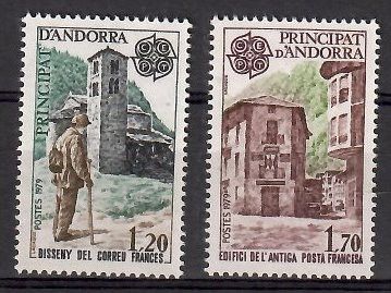 Znaczek Andora (francuska) 1979 Mi 297-298 Czyste **