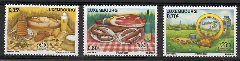 Znaczek Luksemburg 2004 Mi 1649-1651 Czyste **