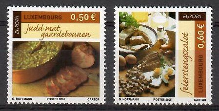 Znaczek Luksemburg 2005 Mi 1673-1674 Czyste **