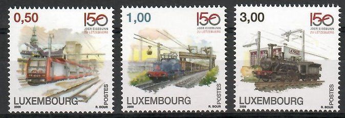 Znaczek Luksemburg 2009 Mi 1838-1840 Czyste **