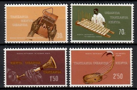 Znaczek Brytyjska Afryka Wschodnia 1970 Mi 197-200 Czyste **