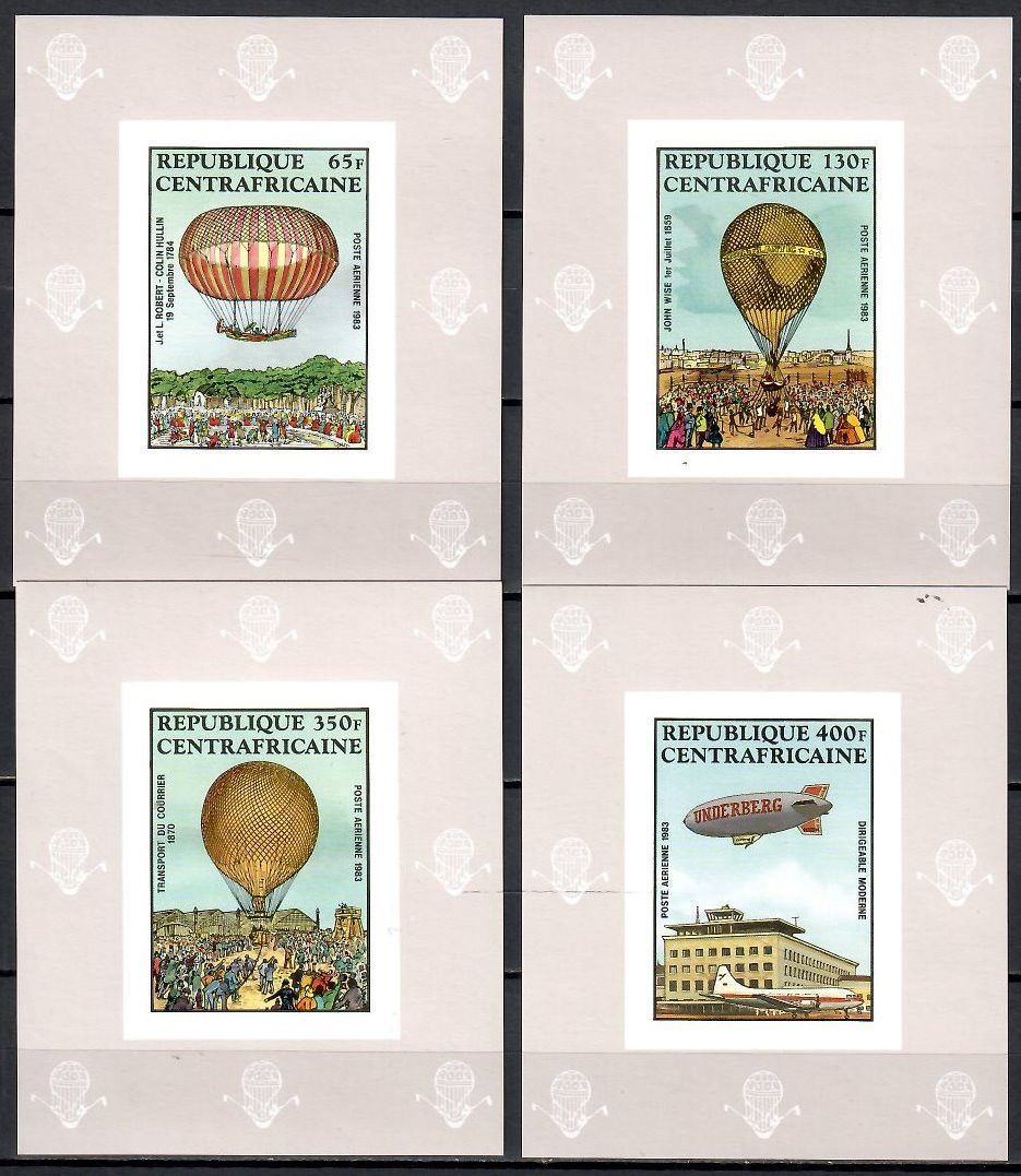 Znaczek Republika Środkowoafrykańska 1983 Mi lx 938-941 Czyste **