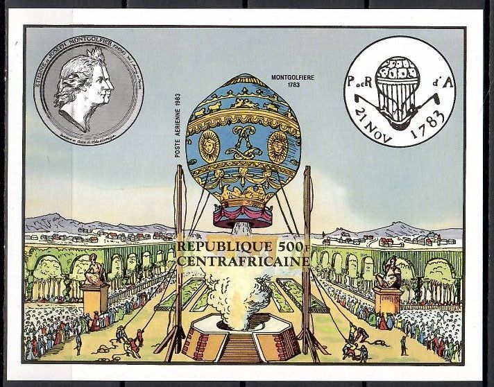 Znaczek Republika Środkowoafrykańska 1983 Mi bl 236B Czyste **