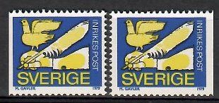 Znaczek Szwecja 1979 Mi 1057Dl,Dr Czyste **