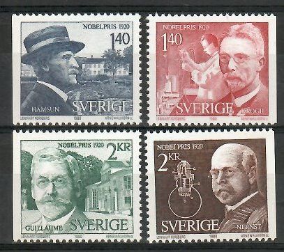 Znaczek Szwecja 1980 Mi 1129-1132 Czyste **