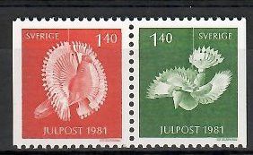 Znaczek Szwecja 1981 Mi 1173-1174 Czyste **